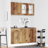 4 Piece Kitchen Cabinet Set Kalmar Old Wood Engineered Wood 3314859