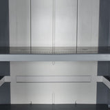Garden Storage Cabinet Grey 65x45x172 cm PP Rattan 364063