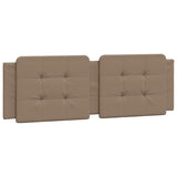 Bed Frame with LED without Mattress "Zadar" Cappuccino 160x200 cm 3214121