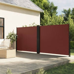 Retractable Side Awning Brown 160x1200 cm 4004824