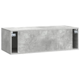 Wall-Mounted TV Cabinet Concrete Grey 98 x 41 x 30 cm 899378