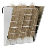 Hanging Hay Feeder Silver 61 x 33 x 66 cm Galvanised Steel 874635