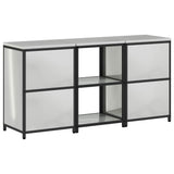 Kitchen Storage Set HATTEM 3 pcs Silver Galvanised Steel 3392699