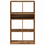 Book Cabinet Old Wood 66x31x112 cm Engineered Wood 860308