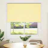 Roller Blind Blackout Yellow 125x150 cm Fabric Width 121.6 cm Polyester 4012043