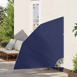 Balcony Privacy Screen 140 x 140 cm Polyester Navy Blue 42000924