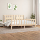 Bed Frame without Mattress Solid Wood Pine 200x200 cm 3188186