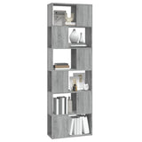 Book Cabinet/Room Divider Grey Sonoma 60x24x186 cm 816033