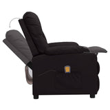 Massage Chair Black Faux Leather 339129