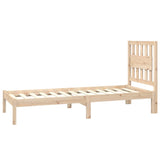 Bed Frame without Mattress Solid Wood Small Single 3103893