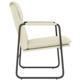 Lounge Chair Cream 55x64x80 cm Faux Leather 351361