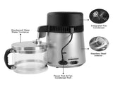 750W Water Distiller Electric Purifier Stainless Steel Glass Water Filters 25808621