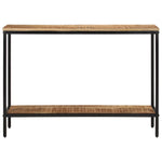 Console Table 100x35x70 cm Solid Rough Wood Mango 374071