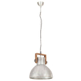 Industrial Hanging Lamp 25 W Silver Round 40 cm E27 320529