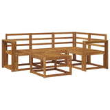 Outdoor Sofa Set 5 pcs Natural Solid Acacia Wood 3366362