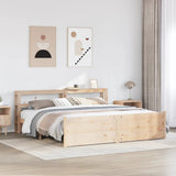 Bed Frame with Headboard without Mattress 180x200 cm Super King 3306027