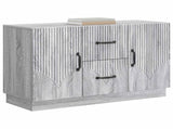 Sideboard Grey Sonoma 89 x 34.5 x 57 cm Engineered Wood 895351