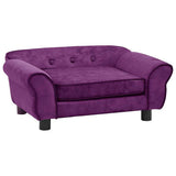 171041 Dog Sofa Burgundy 72x45x30 cm Plush