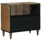 Bathroom Sink Cabinet Brown 62 x 33 x 58 cm Solid Mango Wood 4018351