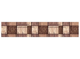 Stair Mats 15 pcs 76 x 20 cm Brown Polyester Rectangular 42054623