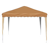 Pop-up Party Tent 288 x 288 x 245 cm Beige Oxford Fabric 42019749