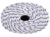 Multipurpose Utility Rope 8 mm 250 m White and Blue PP 3473061