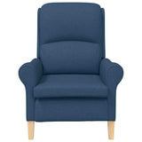 Armchair Blue 76 x 94 x 102 cm Fabric 42009847