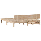 Bed Frame with Drawers without Mattress 200x200 cm 3301992
