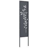 Garden Privacy Screen Anthracite 32 x 140 cm Cold-rolled steel 876254