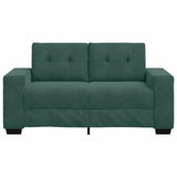 Sofa Dark Green 160 x 77 x 82 cm Fabric 4105112