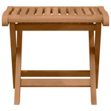 Garden Dining Set 4 pcs Brown Solid Teak Wood 3375780