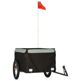 Bike Trailer Black and Grey 45 kg Iron 94084