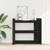 Console Table Black 100x35x90 cm Engineered Wood 848473