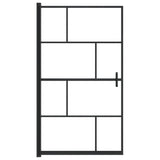 Shower Enclosure ESG 80x140 cm Black 150749