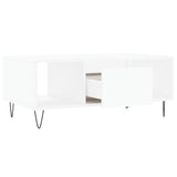 Coffee Table White 90x50x36.5 cm Engineered Wood 830588