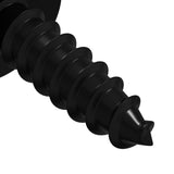 Self Tapping Nail 16364 pcs Black 3.5 x 12 mm Iron 864501