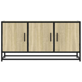 TV Cabinet Sonoma Oak 100x35x50 cm Engineered Wood and Metal 848830