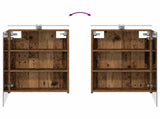Bathroom Cabinet Set 5 pcs Old Wood Engineered Wood 3406397