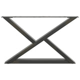 Coffee Table Legs 2 pcs Anthracite 70x cm Steel 4012714