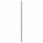 ZNTS Fence Posts 20 pcs Silver 200 cm Galvanised Steel 3206359