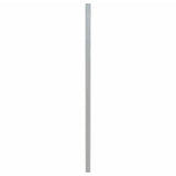 ZNTS Fence Posts 20 pcs Silver 200 cm Galvanised Steel 3206359