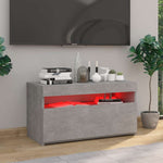 TV Cabinet with LED Lights Concrete Grey 75x35x40 cm 804399