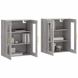 Wall Mounted Cabinets 2 pcs Grey Sonoma Engineered Wood 3197935