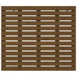 Wall Headboard Honey Brown 126x3x91.5 cm Solid Wood Pine 824681