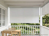 Outdoor Roller Blind UV Protection White 165 x 230 cm 42041246