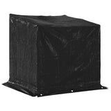 Firewood Rack with Rain Cover 100.5x80.5x110.5 cm Galvanised Steel 4104938