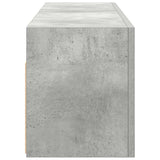 ZNTS Bathroom Wall Cabinet Concrete Grey 100x25x30 cm Engineered Wood 860097