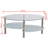 ZNTS Coffee Table with Exclusive Design White 240508