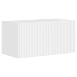 TV Cabinet Set 5 pcs High Gloss White Engineered Wood 3409073