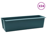 Flower Boxes for Euro Pallets 24 pcs Green 36 x 13.5 x 9.5 cm 42037210